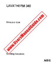 Ver Lavatherm 340 A pdf Manual de instrucciones - Código de número de producto: 607625003