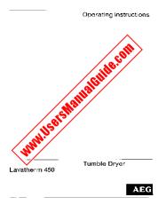 Vezi Lavatherm 450 pdf Manual de utilizare - Numar Cod produs: 607514903