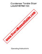 Voir Lavatherm 720 pdf Mode d'emploi - Nombre Code produit: 607621110