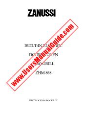 View ZHM868W pdf Instruction Manual - Product Number Code:944171115