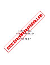Ver ZDK22RF pdf Manual de instrucciones - Código de número de producto: 925010009