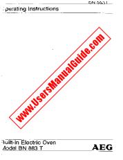 Vezi BN883 T pdf Manual de utilizare - Numar Cod produs: 611563925