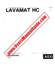 Voir Lavamat HC pdf Mode d'emploi - Nombre Code produit: 605408910