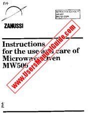 Vezi MW500 pdf Manual de utilizare