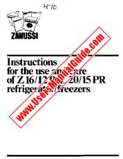 Ver Z20/15PR pdf Manual de instrucciones