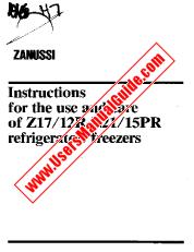 Ver Z17/12R pdf Manual de instrucciones
