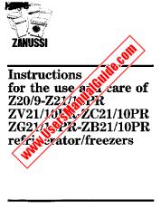 Ver ZB21/10PR pdf Manual de instrucciones