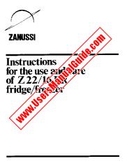 Ver Z22/16PR pdf Manual de instrucciones