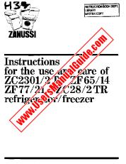 View ZF77/21 pdf Instruction Manual