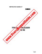 Vezi ZF36/46 pdf Manual de utilizare - Numar Cod produs: 924626013