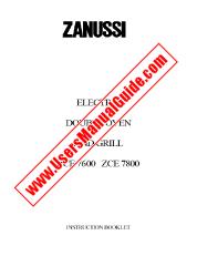 Vezi ZCE7600B pdf Manual de utilizare - Numar Cod produs: 948522006