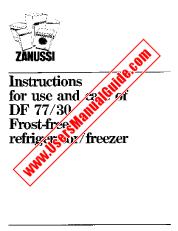Ver DF77/30FF/B pdf Manual de instrucciones - Código de número de producto: 925760074
