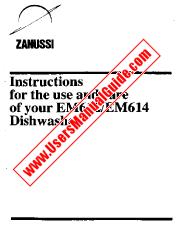 Ver EM614 pdf Manual de instrucciones