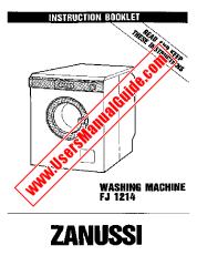 Vezi FJ1214/A pdf Manual de utilizare - Numar Cod produs: 914827000