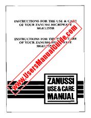 Ver MGE1255W pdf Manual de instrucciones - Código de número de producto: 947548501