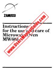 Visualizza MW600 pdf Manuale di istruzioni