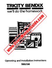 Ver SB230B pdf Manual de instrucciones - Código de número de producto: 948510017