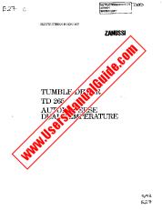 Visualizza TD265 pdf Manuale di istruzioni - Codice prodotto:916830000