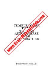 Ver TD523AL pdf Manual de instrucciones - Código de número de producto: 916770070