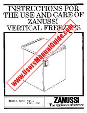 Ver VF45 pdf Manual de instrucciones - Código de número de producto: 922720033