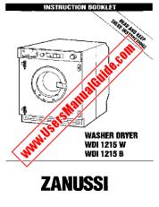Ver WDi1215W pdf Manual de instrucciones - Código de número de producto: 914670004