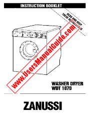 Ver WDT1070 pdf Manual de instrucciones - Código de número de producto: 914634013