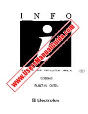 Ver EOB945W1 pdf Manual de instrucciones - Código de número de producto: 944250252