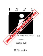 Voir EOB977X1 pdf Mode d'emploi - Nombre Code produit: 944250236