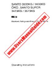View Santo 3573-4KG pdf Instruction Manual - Product Number Code:925001036