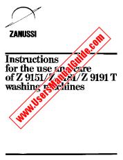 Ver Z9151 pdf Manual de instrucciones