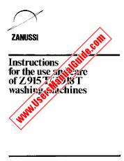 Ver Z915T pdf Manual de instrucciones
