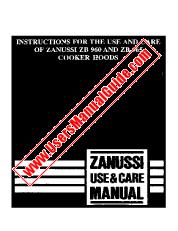 Visualizza ZB960 pdf Manuale di istruzioni