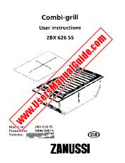 View ZBX626SS pdf Instruction Manual - Product Number Code:949600629