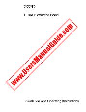 Ver 222D-W pdf Manual de instrucciones - Código de número de producto: 942117071