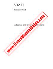 Ver 502 D db pdf Manual de instrucciones - Código de número de producto: 942117700