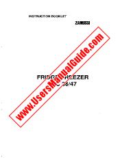 Vezi ZFC36/47 pdf Manual de utilizare - Numar Cod produs: 924626021