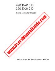 Voir 410 D d pdf Mode d'emploi - Nombre Code produit: 610429003