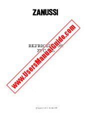 Voir ZFC84L pdf Mode d'emploi - Nombre Code produit: 923443602