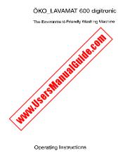 Vezi Lavamat 600 w pdf Manual de utilizare - Numar Cod produs: 605636304