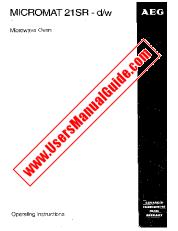 Ver Micromat 21 SR D pdf Manual de instrucciones - Código de número de producto: 611842938