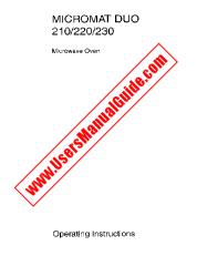 View MC Duo 210 E/U-b pdf Instruction Manual - Product Number Code:611877710