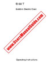 Vezi B60T SB pdf Manual de utilizare - Numar Cod produs: 611564935