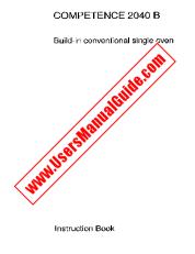 View Competence 2040 B D pdf Instruction Manual - Product Number Code:611575886