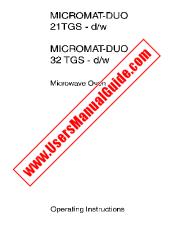 Ver Micromat Duo 32 TGS D pdf Manual de instrucciones - Código de número de producto: 611872928