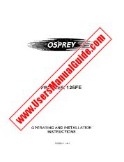 Voir 125FE (Osprey) pdf Mode d'emploi - Nombre Code produit: 933002718