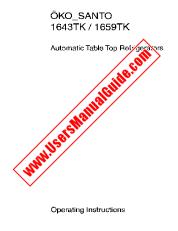 View Santo 1643-1TK pdf Instruction Manual - Product Number Code:923420684