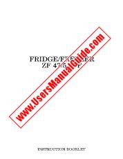 View ZF47/51FF pdf Instruction Manual - Product Number Code:924628017