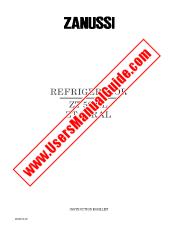 Voir ZT56RL pdf Mode d'emploi - Nombre Code produit: 923640638