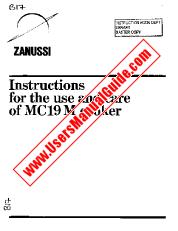 Visualizza MC19M pdf Manuale di istruzioni