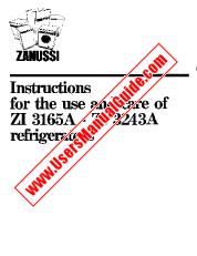 Vezi Zi3165A pdf Manual de utilizare - Numar Cod produs: 923630002